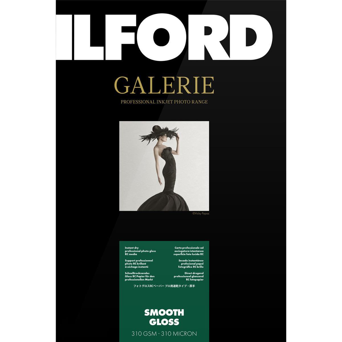 Ilford Smooth Glossy Fine Art Paper (5×7″), 100 Sheets #2001731