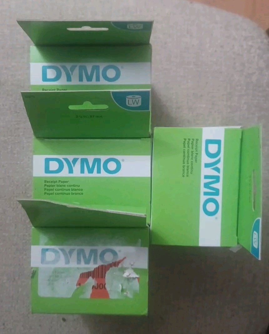 DYMO Label Writer. 2.25 Inch Receipt Paper. 300 Feet.