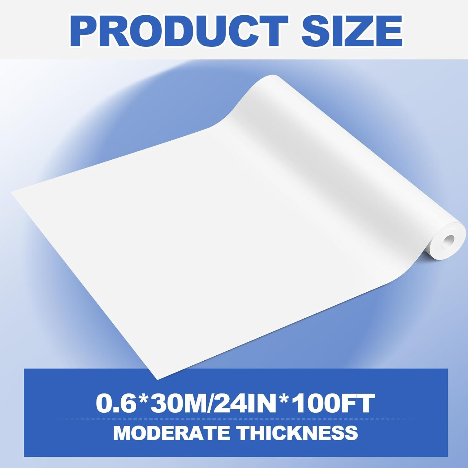 24 inch x 100 ft Matte Photo Peel sticker paper roll Adhesive Vinyl Waterproof