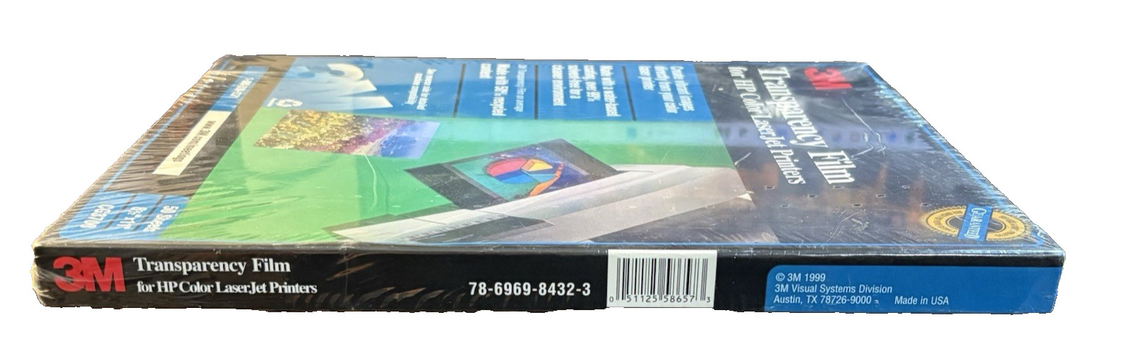 NEW/Sealed 3M Transparency Film Clear 8.5″x11” 50 Sheets HP Laser Printer CG3700