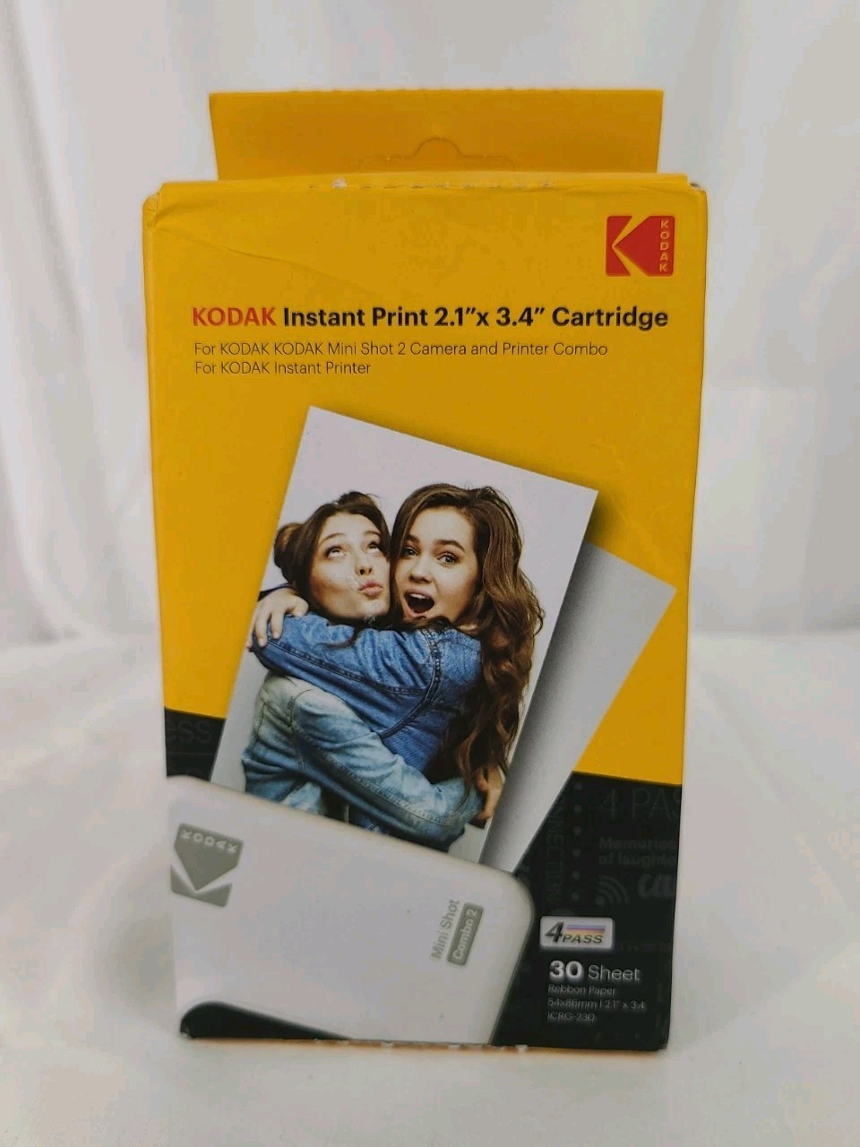 Kodak Cartridge 2.1 X 3.4 30 Sheets For Kodak Mini Shot 2 Series New Open Box