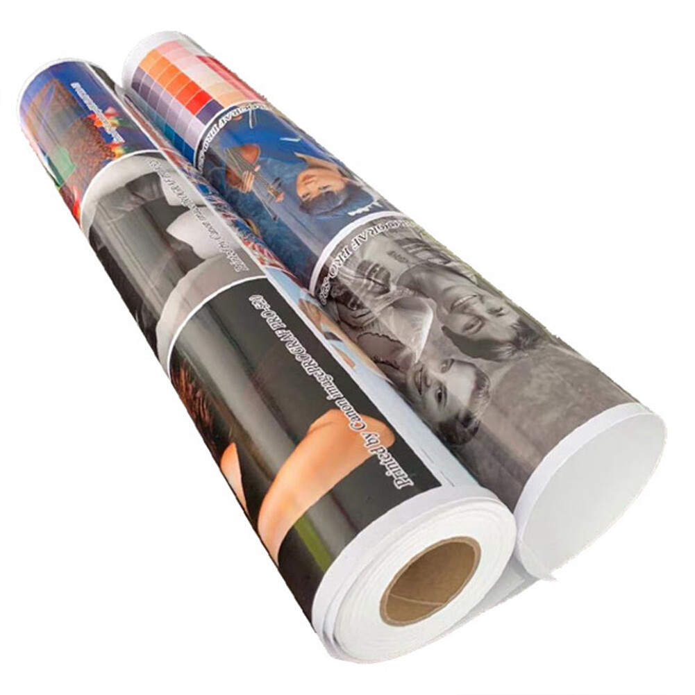 Poster Paper Paper Inkjet Printer White Finish Semi-Glossy 54″x150ft. 7.8oz