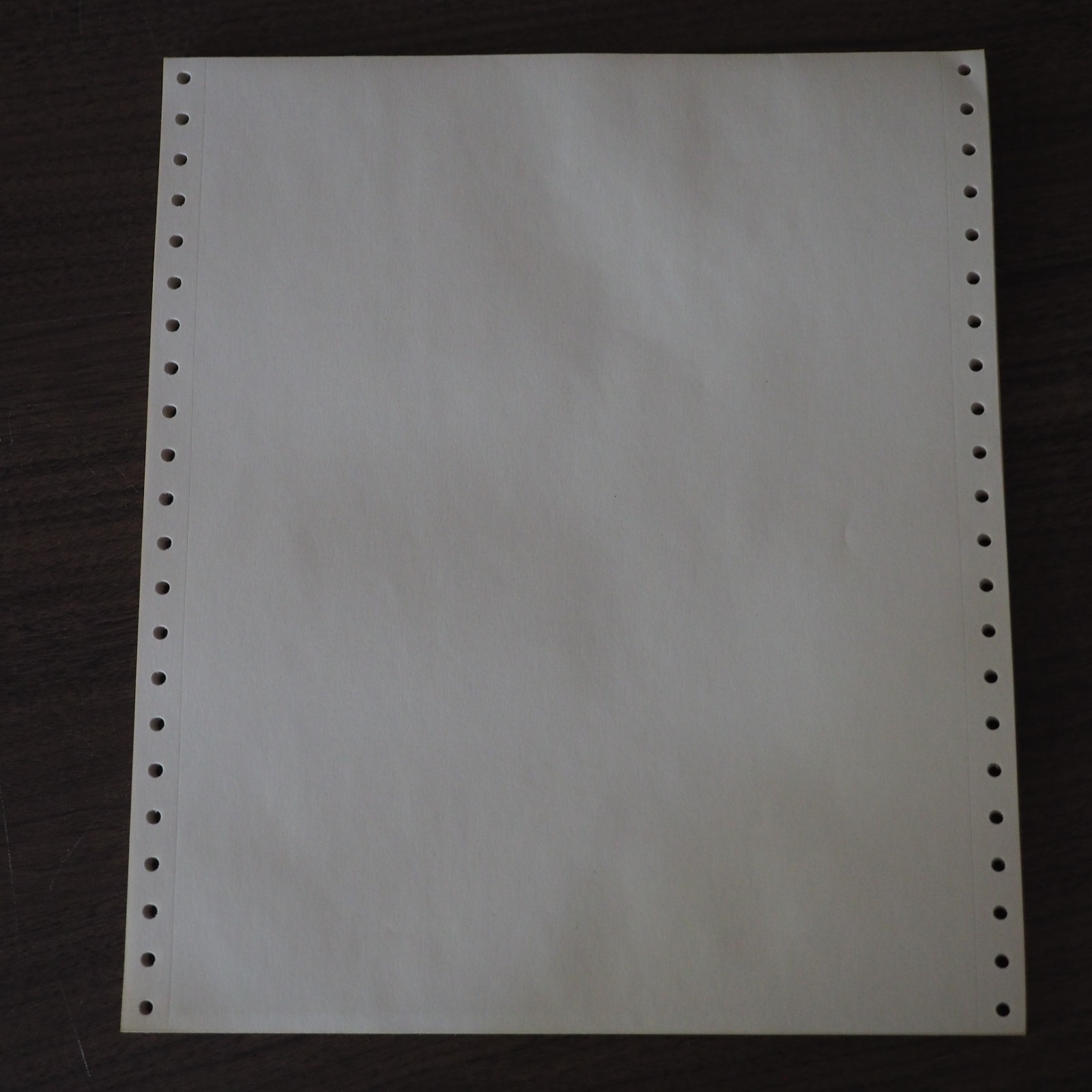 Vintage Continuous Dot Matrix Printer Paper Tractor Feed 8.5×11 40 Sheets NOS