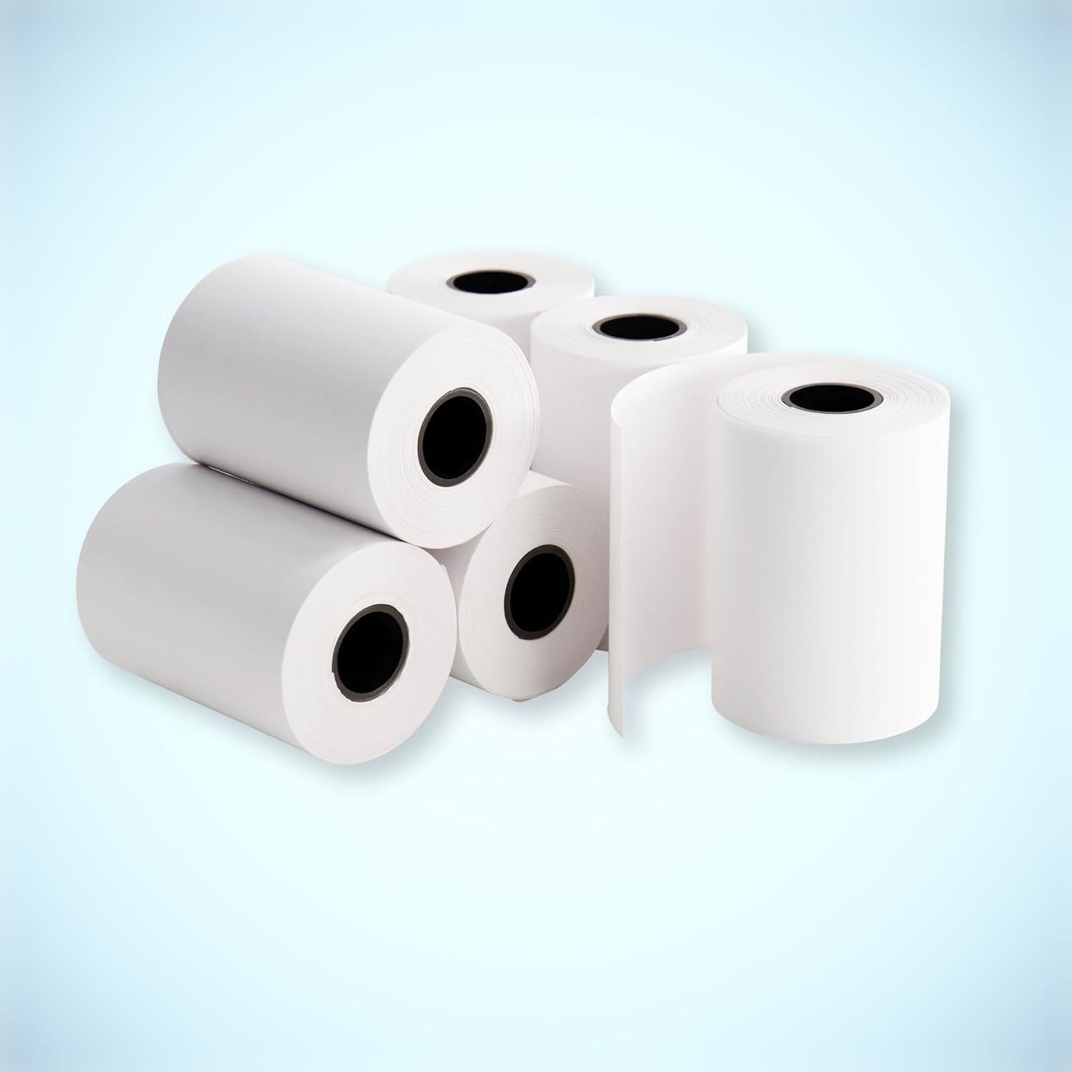 2 1/4” x 65 ft Thermal Paper Receipt Rolls, fits 2 1/4″ x 65 feet, White