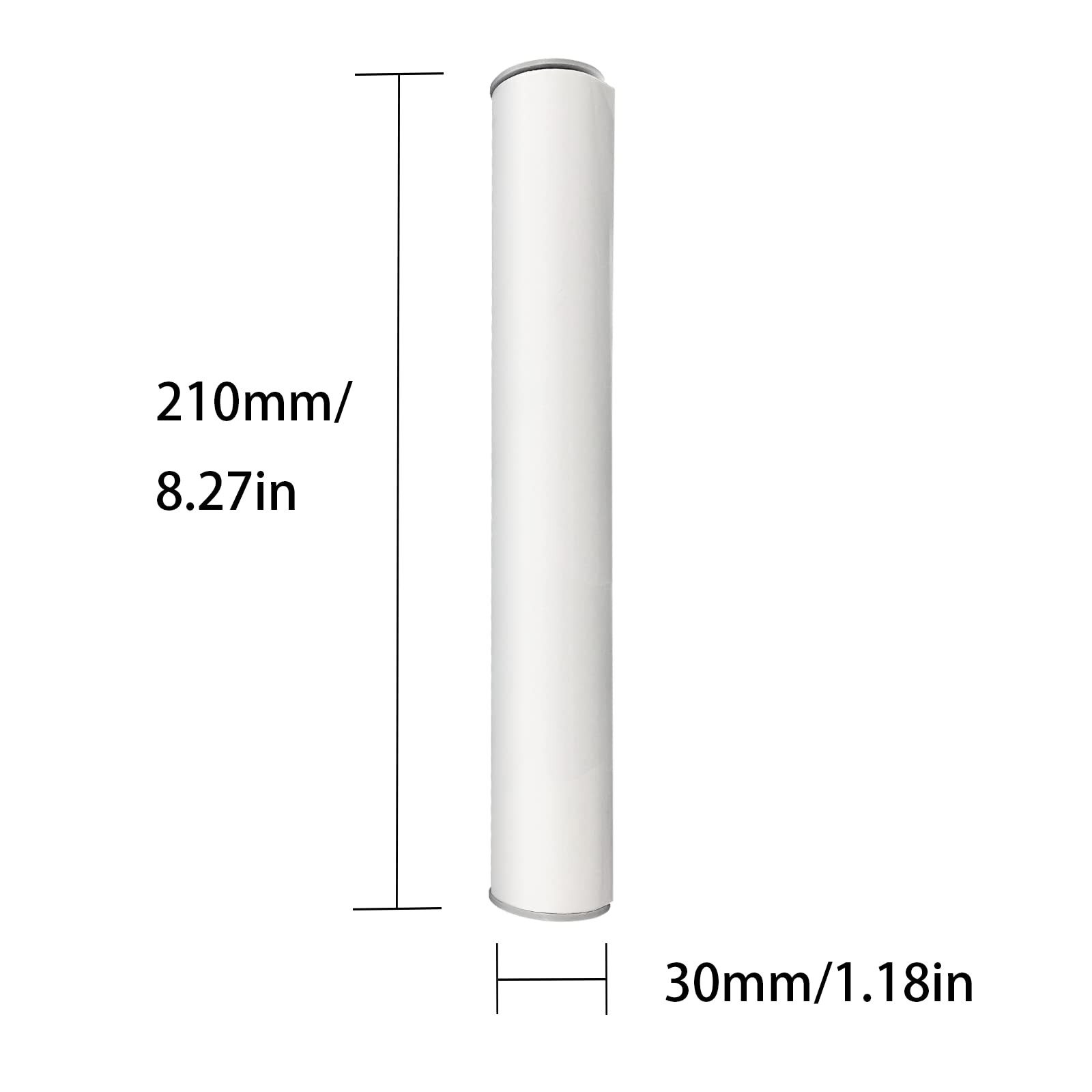 HPRT A4 Thermal Printer Paper Rollx2, 8.3 inches Wide Compatible with White