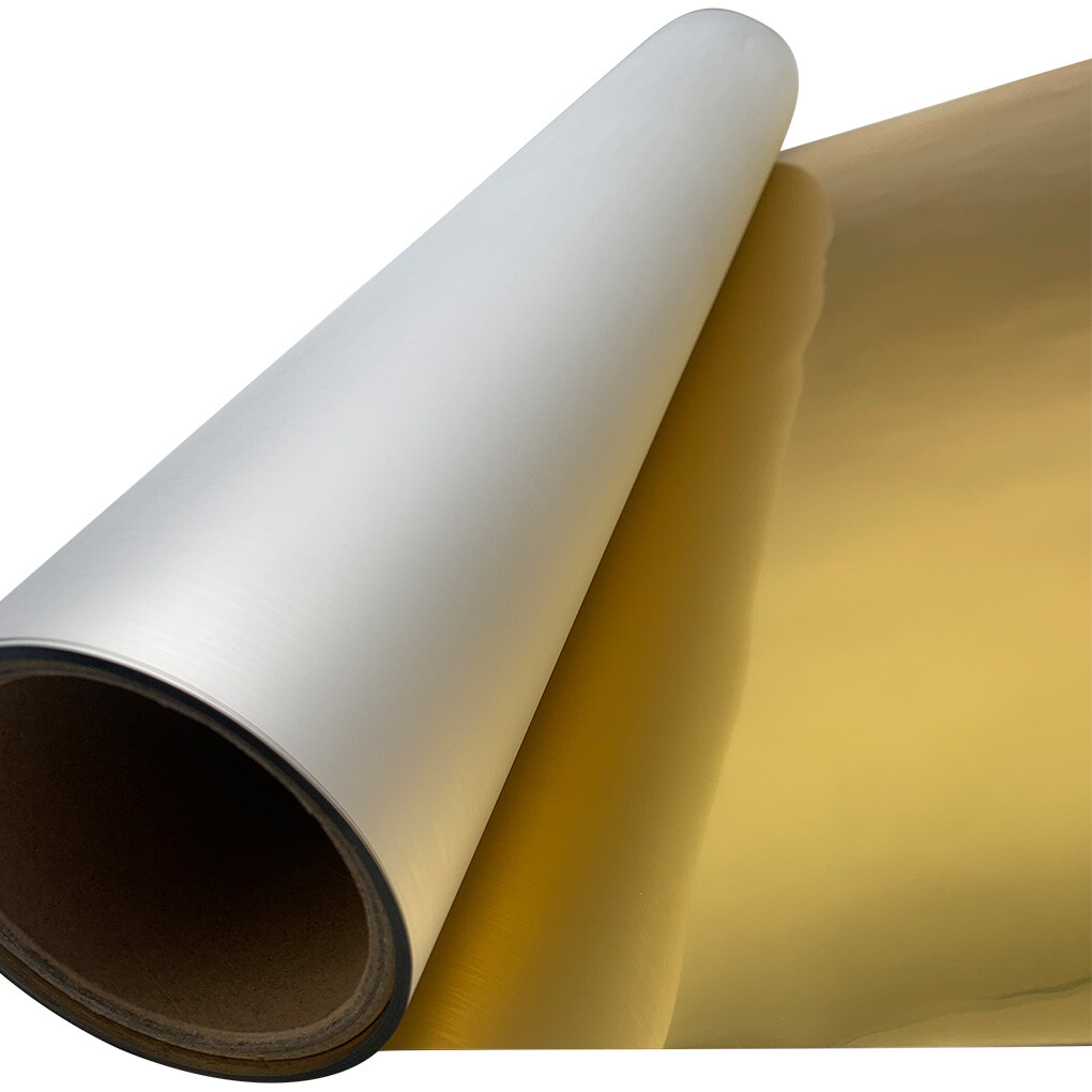 CALCA 24in x 164ft DTF Gold / Silver DTF Foil Film Roll DTF Film Cold Peel