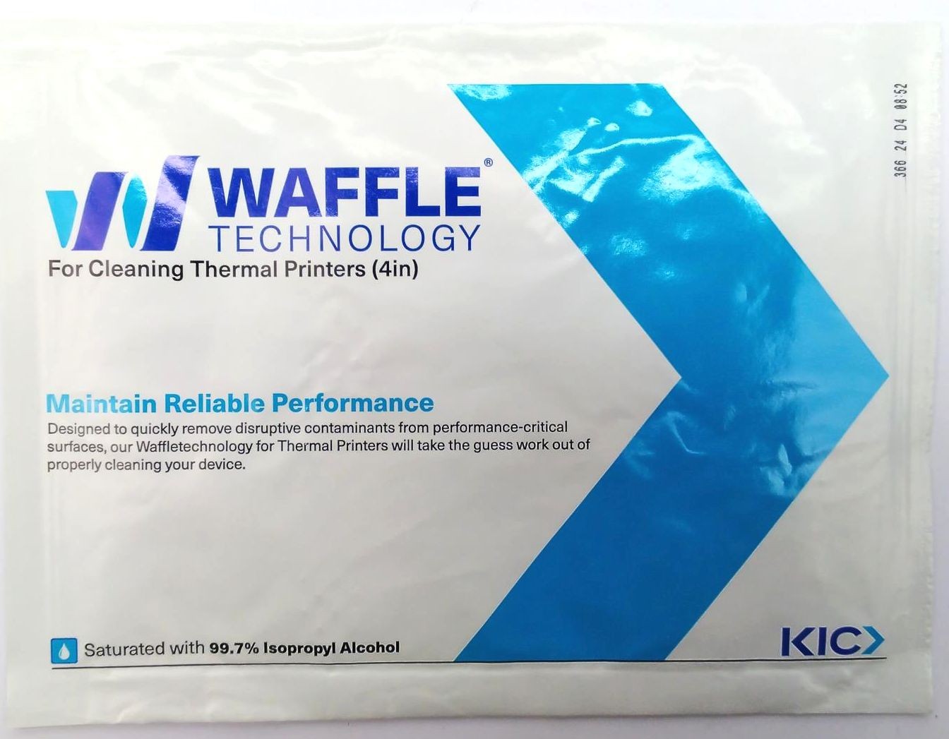 Thermal Printer 4″ Cleaning Cards Kic with Waffletechnology 6″ x 4″ Pack of 15