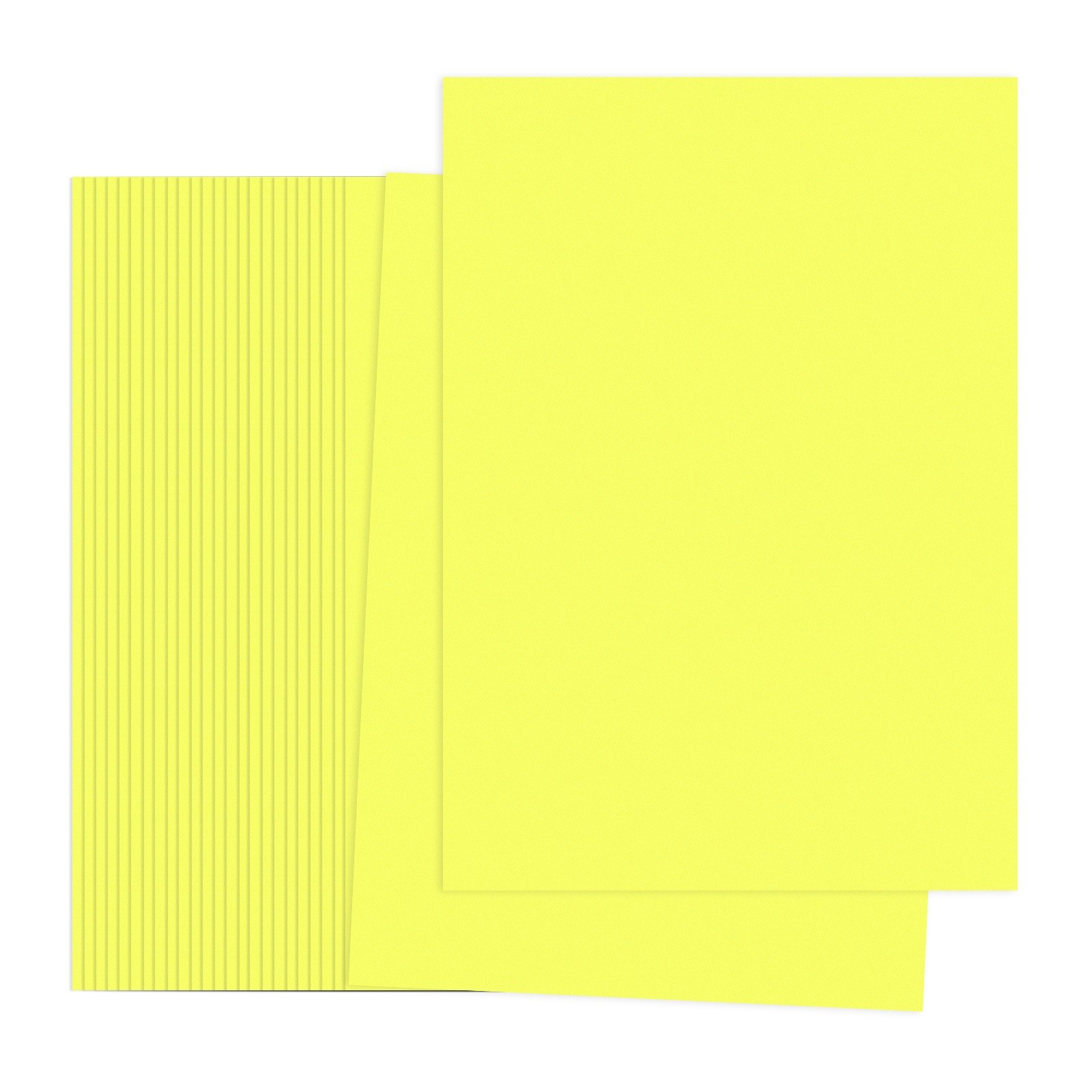 Fluorescent Yellow Color Copy Paper, 50 Sheets 11.7×8.3″ A4 70gsm