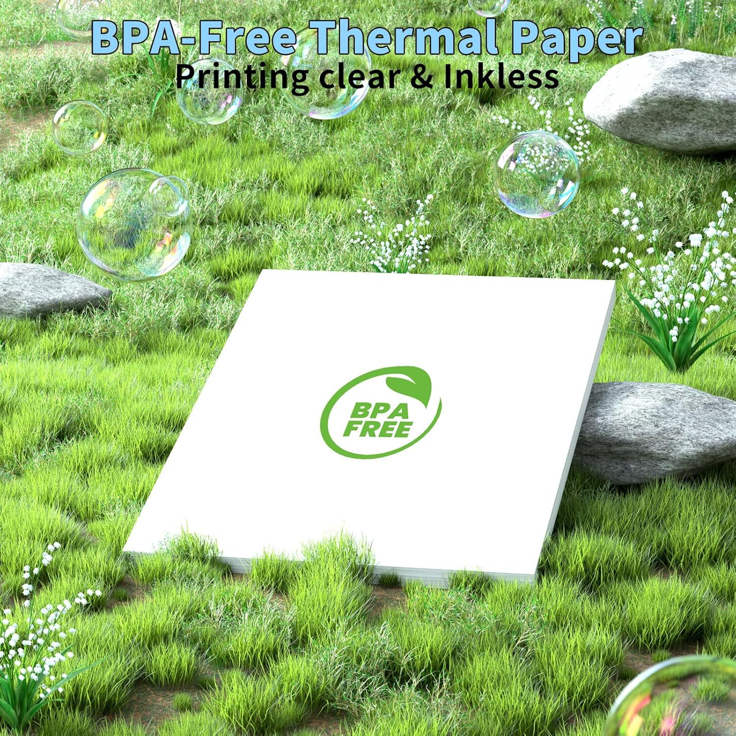 100 Sheets 8.5″x11″A4 Thermal Paper US Letter Size for M08F MT800 PJ762 PJ763MFi
