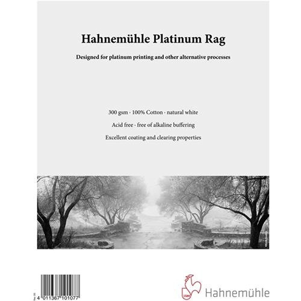 HahnemhlePlatinum Rag Fine Art Paper (8 x 10″, 25 Sheets)