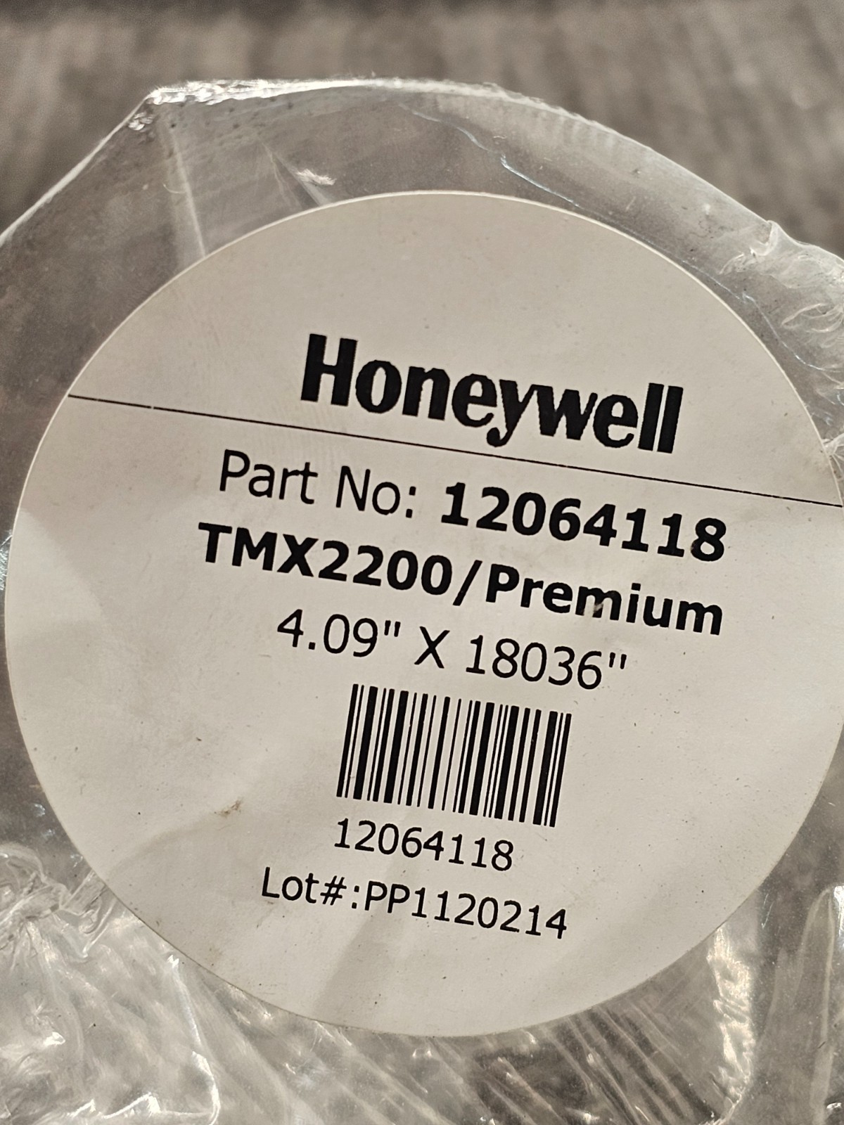 (QTY 3) Honeywell 12064118: 4.09″ x 18036″ TMX2200 Premium Wax/Resin Ribbon