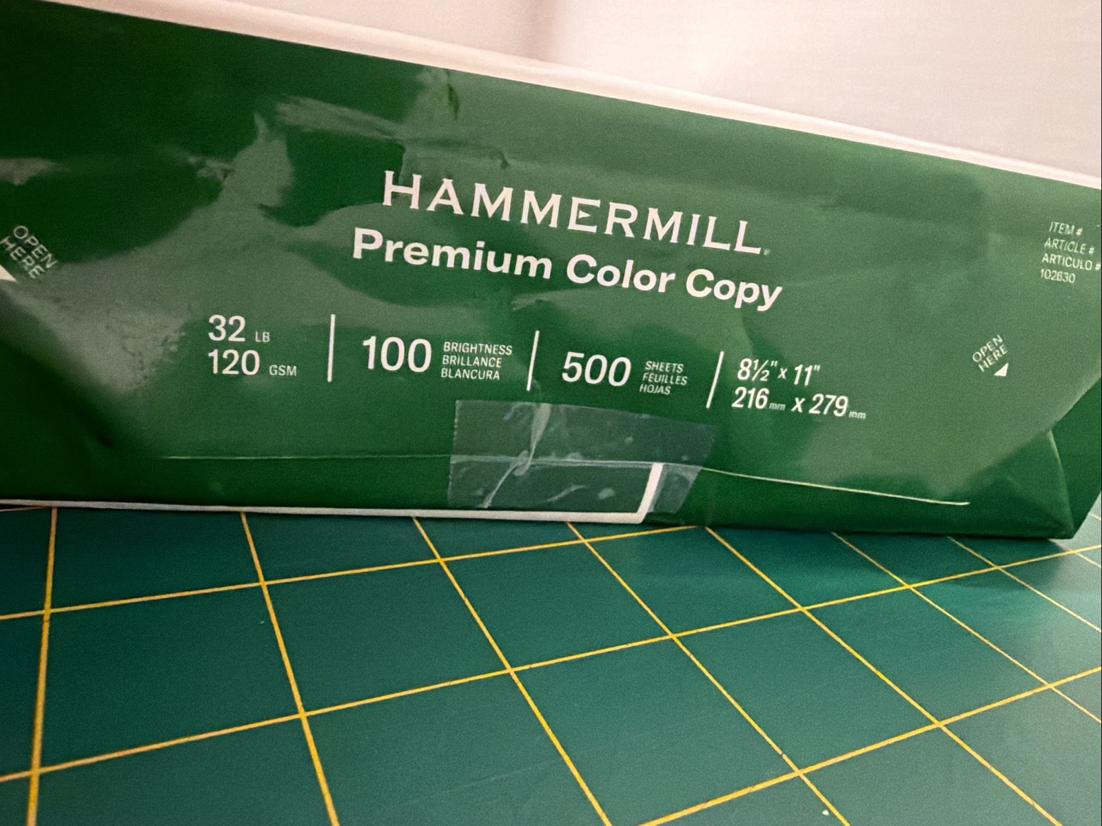 Hammermill Premium Color Copy Paper 100 Bright White 32lb 8.5 x 11 500 Sheets