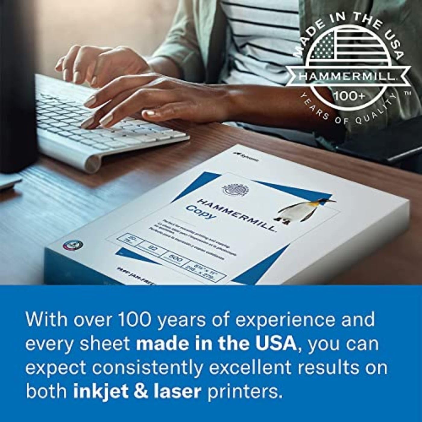 Color Copy Paper 28lb – 8.5×11 – 500 Sheets – 100 Bright