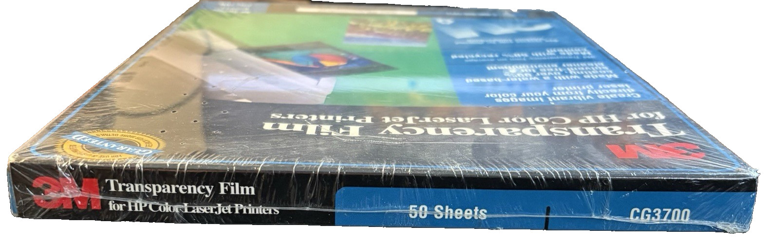 NEW/Sealed 3M Transparency Film Clear 8.5″x11” 50 Sheets HP Laser Printer CG3700