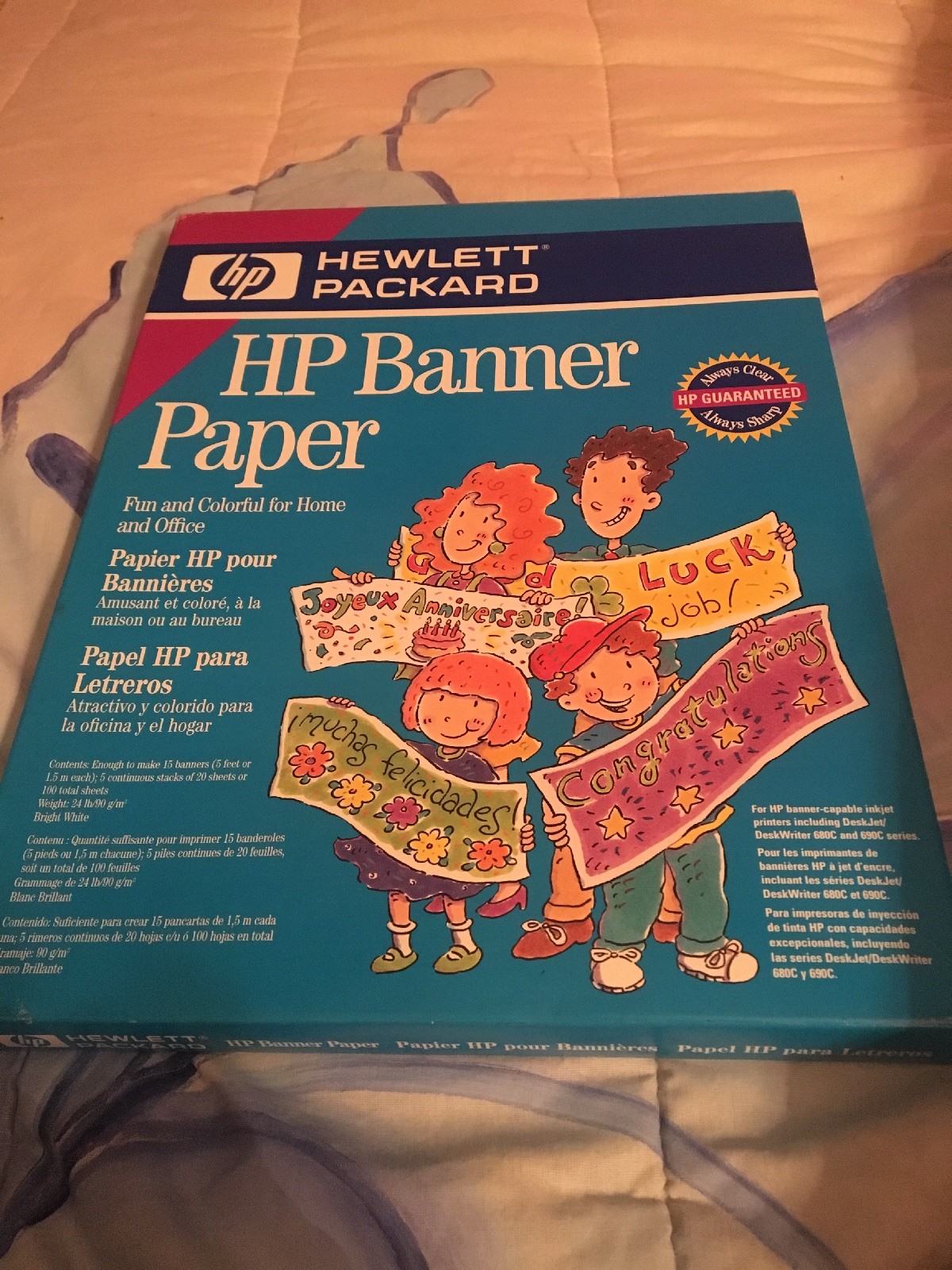 HP Banner Paper Makes 15 Banners Of 5 Feet Each Birthday Special Occa