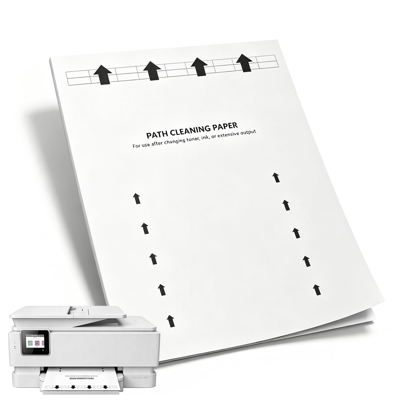 15-Pack Printer Cleaning Sheets – Removes Ink, Dust & Dirt, 8.5×11, Durable & Ea