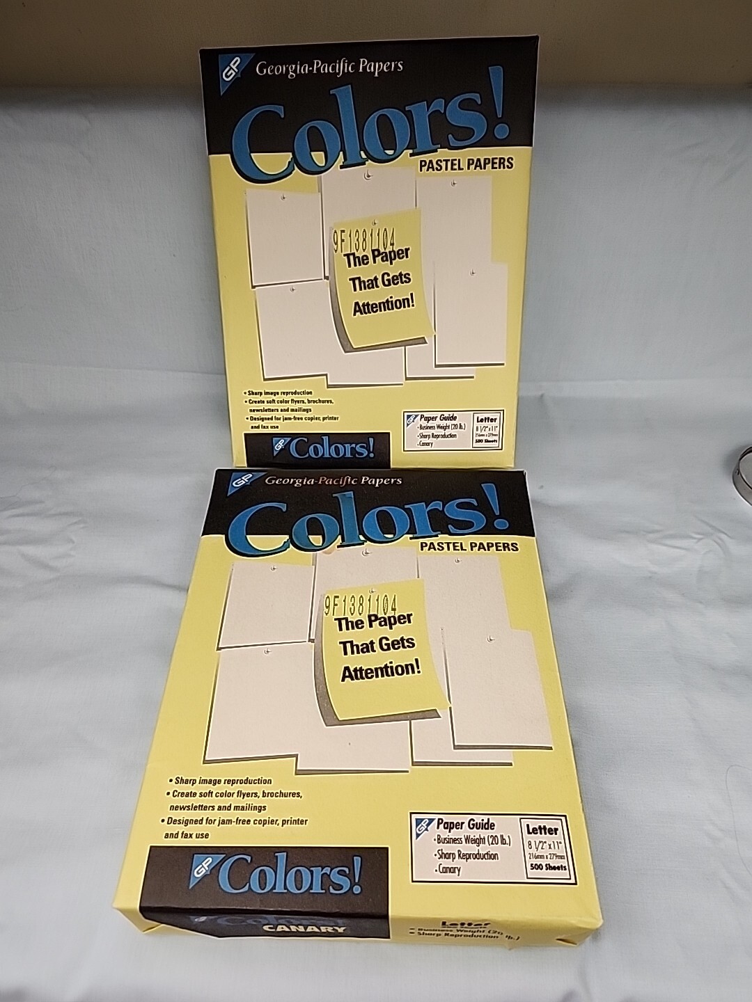 Georgia Pacific Colors Pastel Printer Paper 8 1/2″ x 11″ 20lb CANARY YELLOW