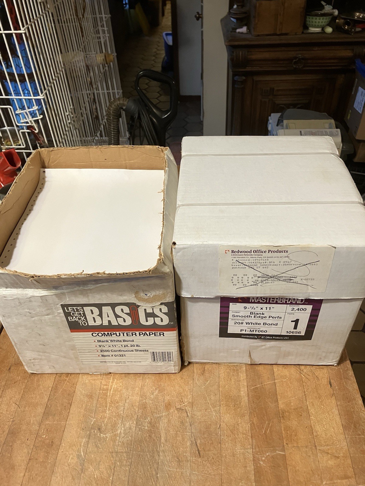 Approx. 4400 + Sheets Continuous Computer Paper 9.5 X 11 for Dot Matrix Printer