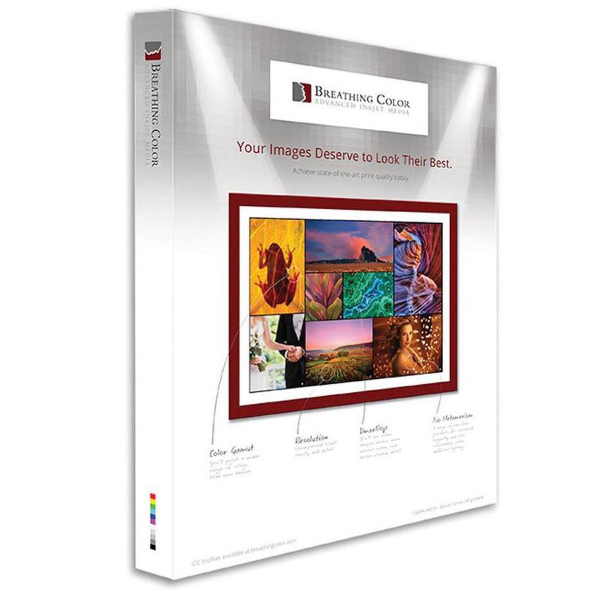 Breathing Color Vibrance Photo Matte Photo Paper, 8mil, 230gsm, 8.5×11″, 50 Shee