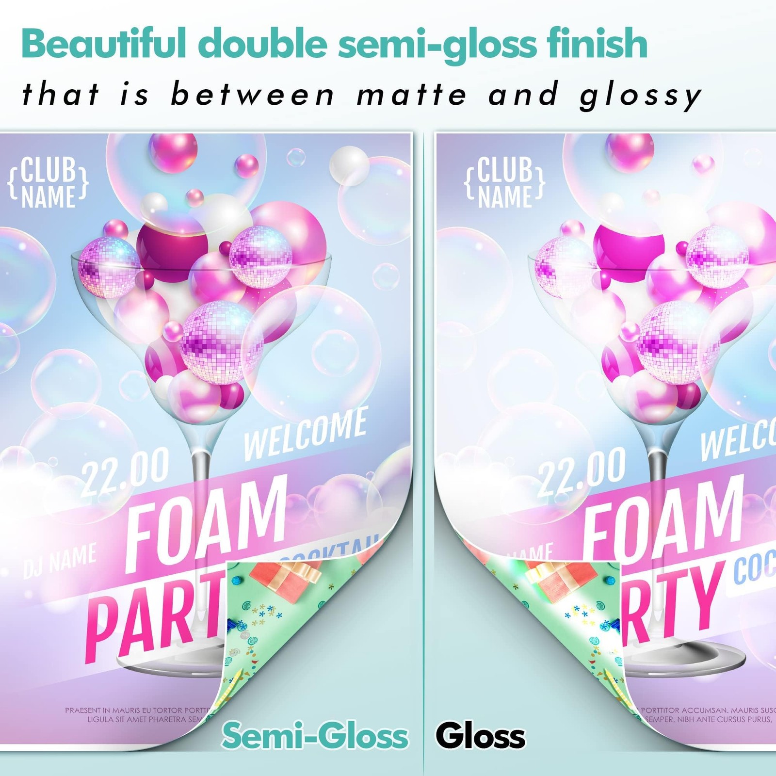 Koala Thin Double Sided Semi-Gloss Photo Paper 8.5X14 Inch Legal Size 100 She…
