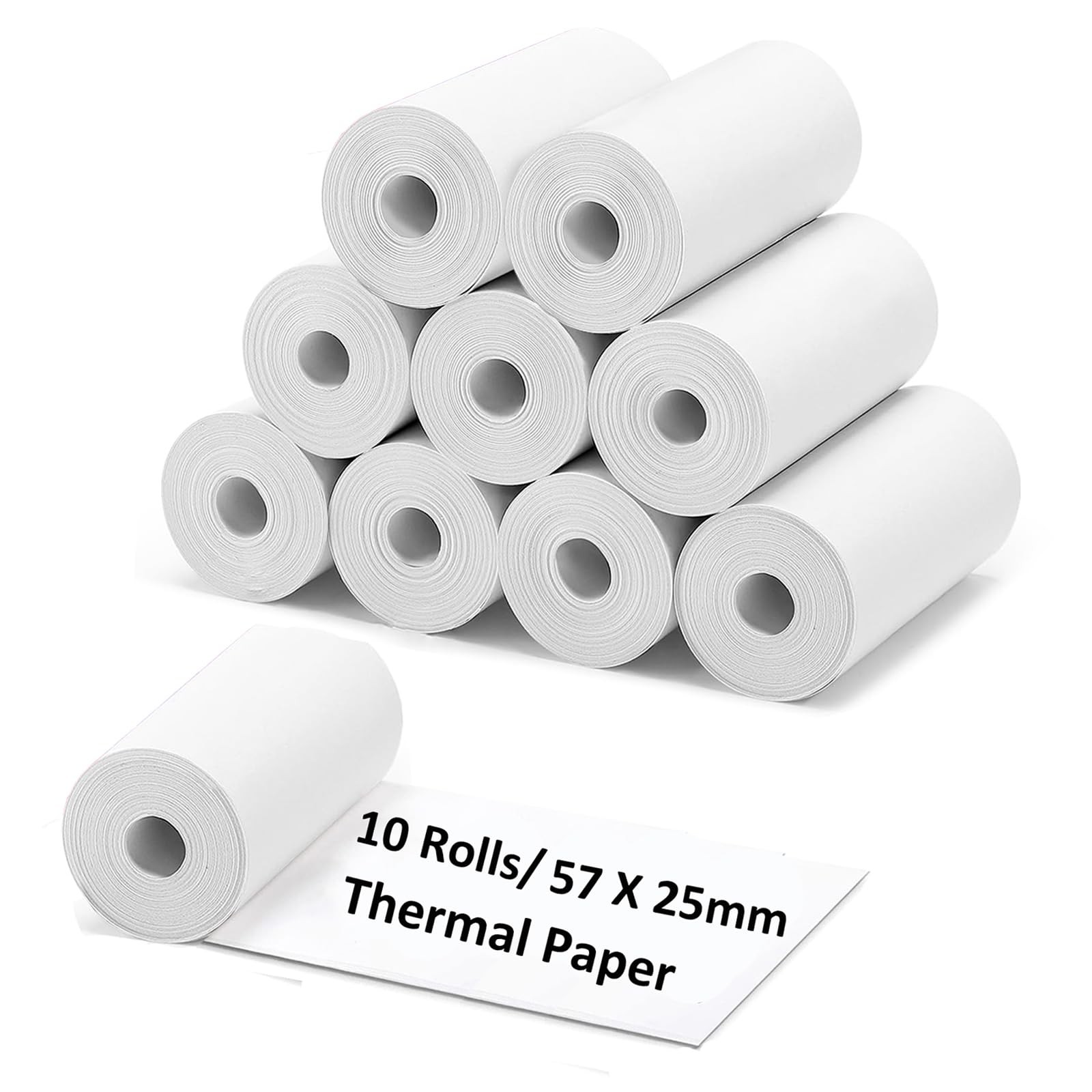 10 Rolls Refill Paper for Kids Camera Instant Print – Photo Printer Thermal P…